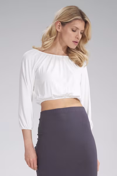 Bluzka Model M781 White - Figl — zdjęcie 1