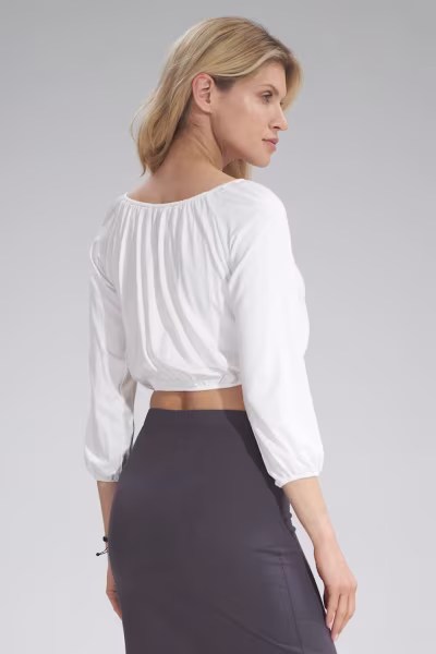 Bluzka Model M781 White - Figl — zdjęcie 3