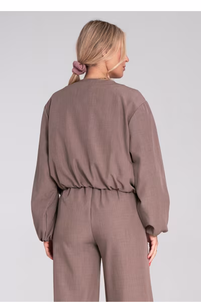 Kurtka Damska Model M1198 Brown - Figl — zdjęcie 3