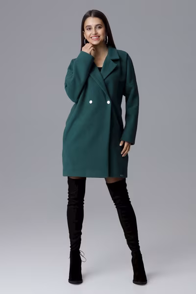 Płaszcz Damski Model M625 Green - Figl — zdjęcie 1