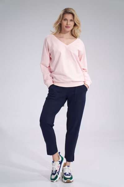 Bluza Damska Model M799 Pink - Figl — zdjęcie 2