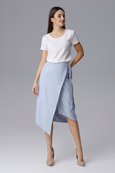 Spódnica Model M629 Sky Blue - Figl — zdjęcie 2