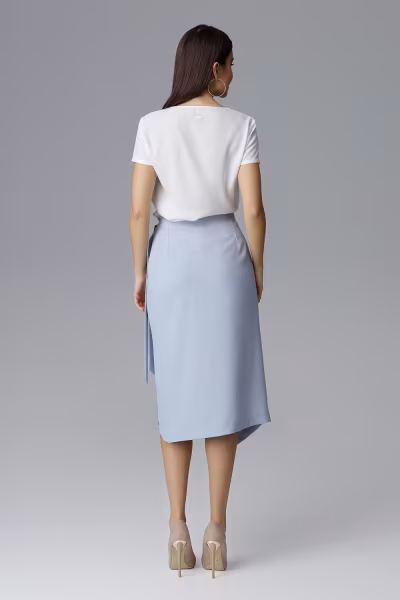 Spódnica Model M629 Sky Blue - Figl — zdjęcie 3
