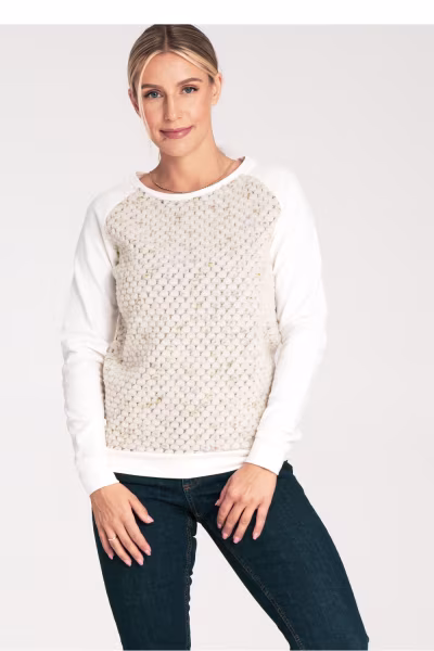 Bluza Damska Model M1046 Ecru - Figl — zdjęcie 1