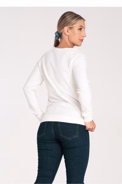 Bluza Damska Model M1046 Ecru - Figl — zdjęcie 3