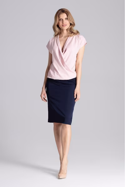 Bluzka Model M652 Pink - Figl — zdjęcie 1