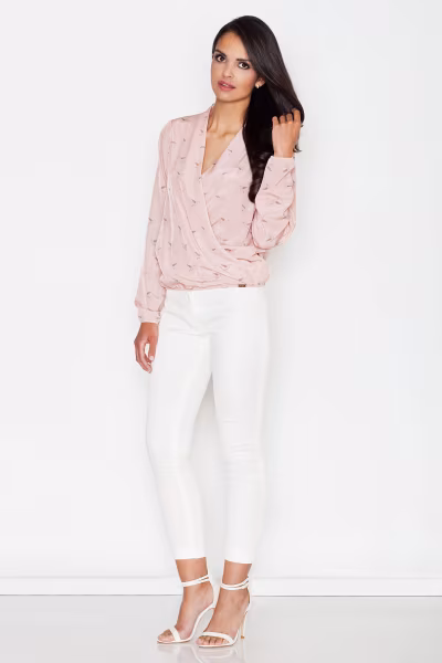 Bluzka Model 371 Pink - Figl — zdjęcie 2