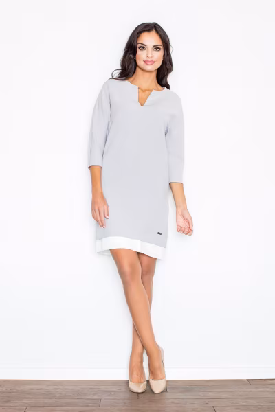 Sukienka Model 333 Grey - Figl — zdjęcie 1