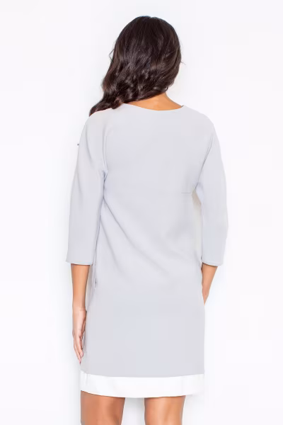 Sukienka Model 333 Grey - Figl — zdjęcie 2
