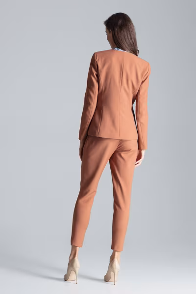 Żakiet Model M678 Brown - Figl — zdjęcie 3