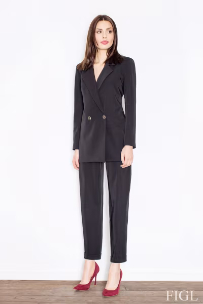 Spodnie Damskie Model M438 Black - Figl — zdjęcie 2