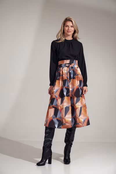 Bluzka Model M730 Black - Figl — zdjęcie 2