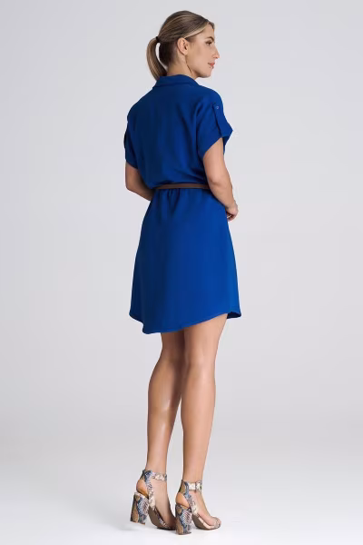 Sukienka Model M1001 Blue - Figl — zdjęcie 3