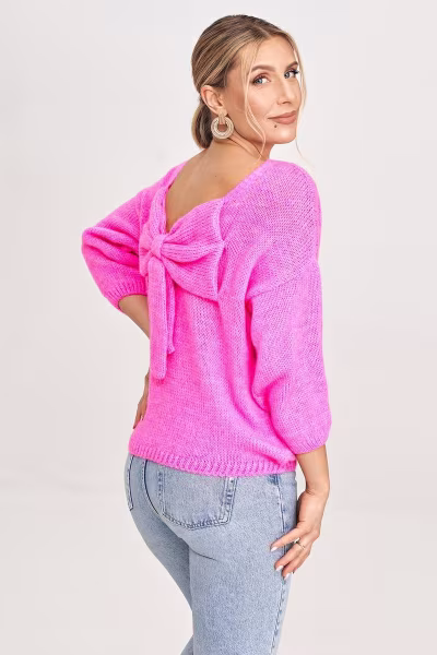Sweter Damski Model M993 Pink - Figl — zdjęcie 3