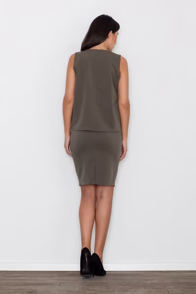 Spódnica Komplet Model M584 Oliwka - Figl — zdjęcie 3