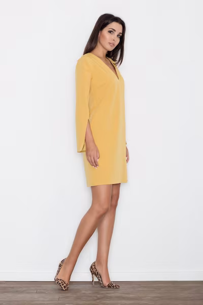 Sukienka Model M550 Yellow - Figl — zdjęcie 1