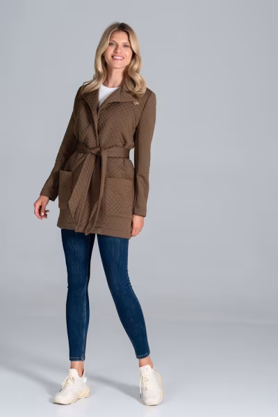 Płaszcz Model M814 Brown - Figl — zdjęcie 1