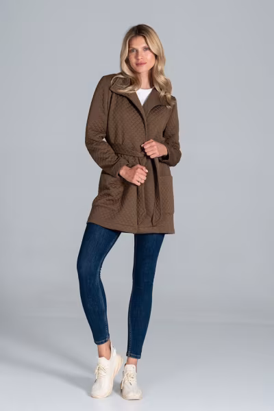 Płaszcz Model M814 Brown - Figl — zdjęcie 2