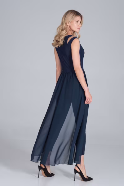 Kombinezon Damski Model M842 Navy - Figl — zdjęcie 3