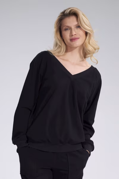 Bluza Damska Model M799 Black - Figl — zdjęcie 1