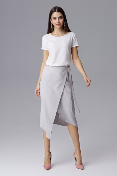 Spódnica Model M629 Grey - Figl — zdjęcie 2