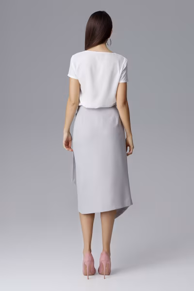 Spódnica Model M629 Grey - Figl — zdjęcie 3