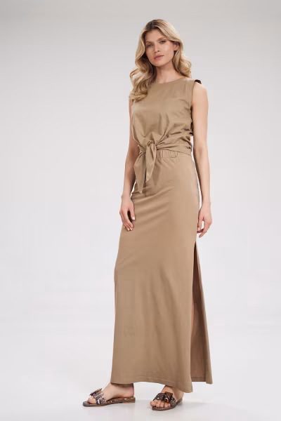 Spódnica Model M789 Beige - Figl — zdjęcie 1