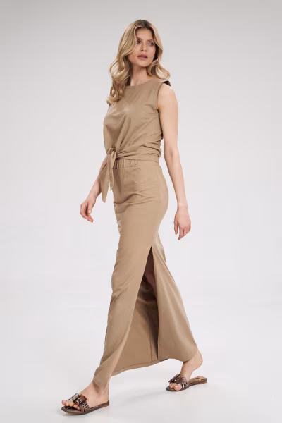 Spódnica Model M789 Beige - Figl — zdjęcie 2