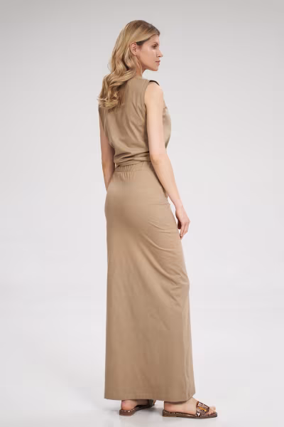 Spódnica Model M789 Beige - Figl — zdjęcie 3