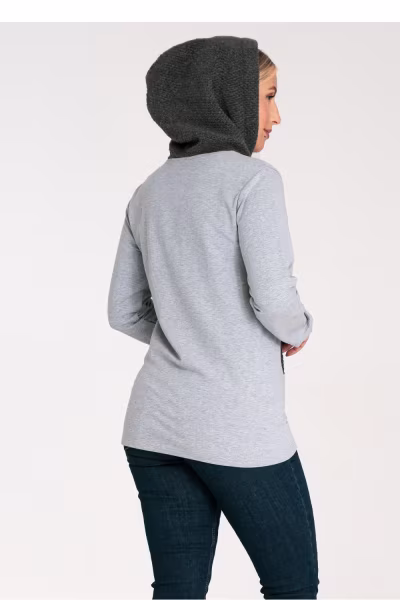 Bluza Damska Model M1045 Dark Grey - Figl — zdjęcie 3