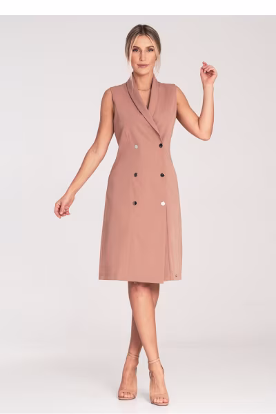 Sukienka Model M1067 Beige - Figl — zdjęcie 1