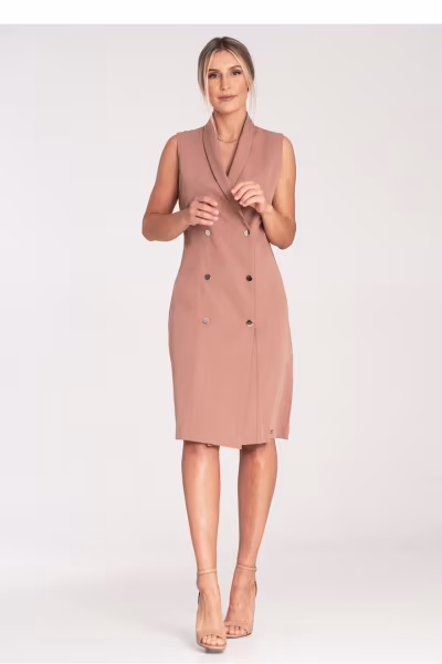Sukienka Model M1067 Beige - Figl — zdjęcie 2