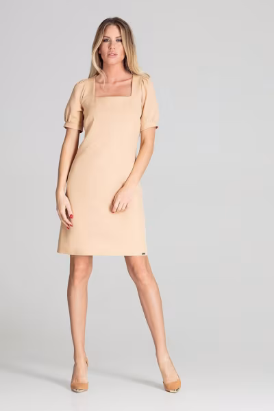 Sukienka Model M704 Beige - Figl — zdjęcie 1