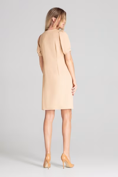 Sukienka Model M704 Beige - Figl — zdjęcie 3