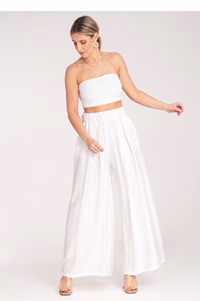 Spodnie Damskie Model M1158 White - Figl — zdjęcie 1