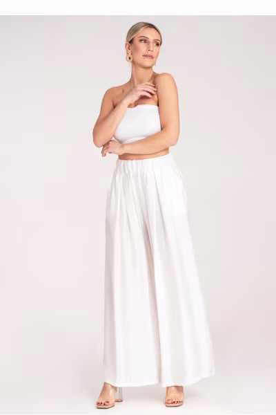 Spodnie Damskie Model M1158 White - Figl — zdjęcie 2