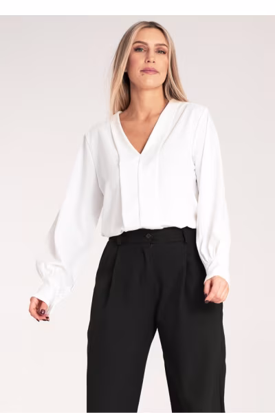 Bluzka Model M1135 White - Figl — zdjęcie 2