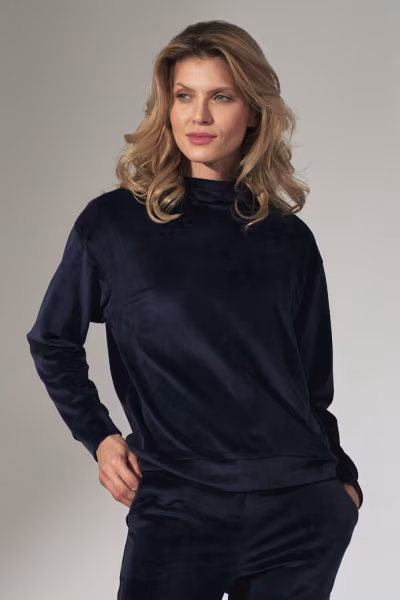 Bluza Damska Model M745 Navy - Figl — zdjęcie 1