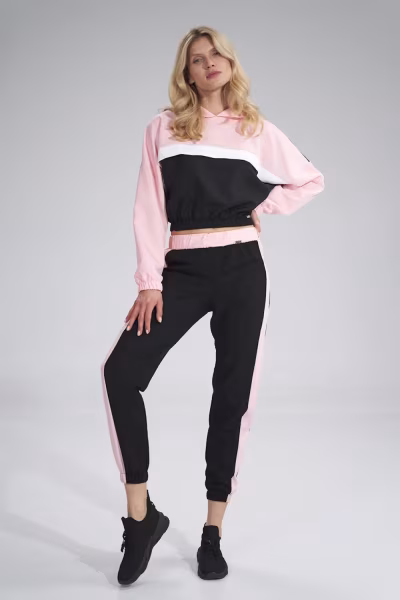 Bluza Damska Model M757 Black/Pink - Figl — zdjęcie 2