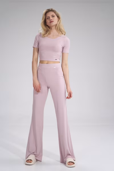 Spodnie Damskie Model M749 Pink - Figl — zdjęcie 2