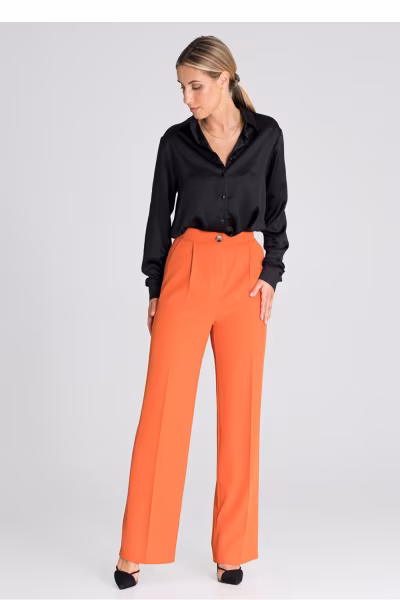 Spodnie Damskie Model M949 Orange - Figl — zdjęcie 1