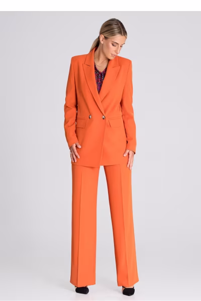 Spodnie Damskie Model M949 Orange - Figl — zdjęcie 2