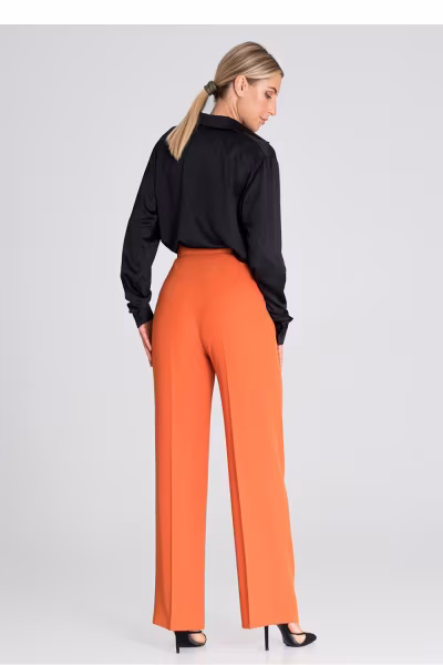 Spodnie Damskie Model M949 Orange - Figl — zdjęcie 3