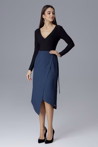 Spódnica Model M629 Navy - Figl — zdjęcie 2