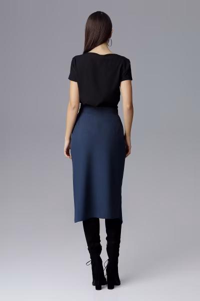 Spódnica Model M629 Navy - Figl — zdjęcie 3