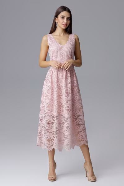 Sukienka Model M639 Pink - Figl — zdjęcie 2
