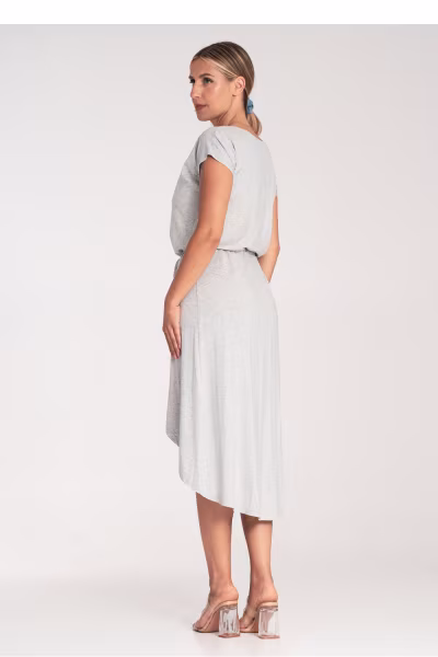 Sukienka Model M1041 Grey Melange - Figl — zdjęcie 2