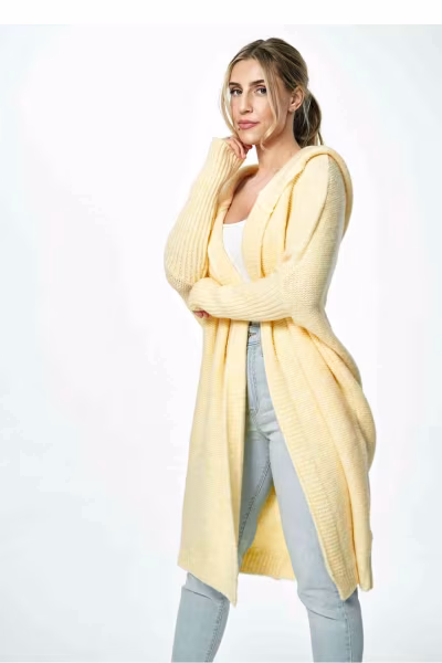 Sweter Kardigan Model M901 Yellow - Figl — zdjęcie 1