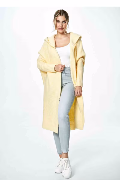 Sweter Kardigan Model M901 Yellow - Figl — zdjęcie 2