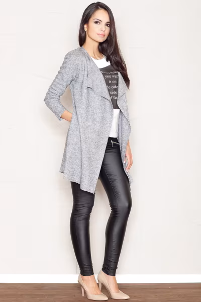 Bluza Damska Model 330 Grey - Figl — zdjęcie 2